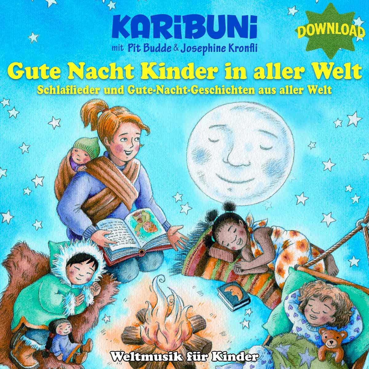 Gute Nacht Kinder in aller Welt